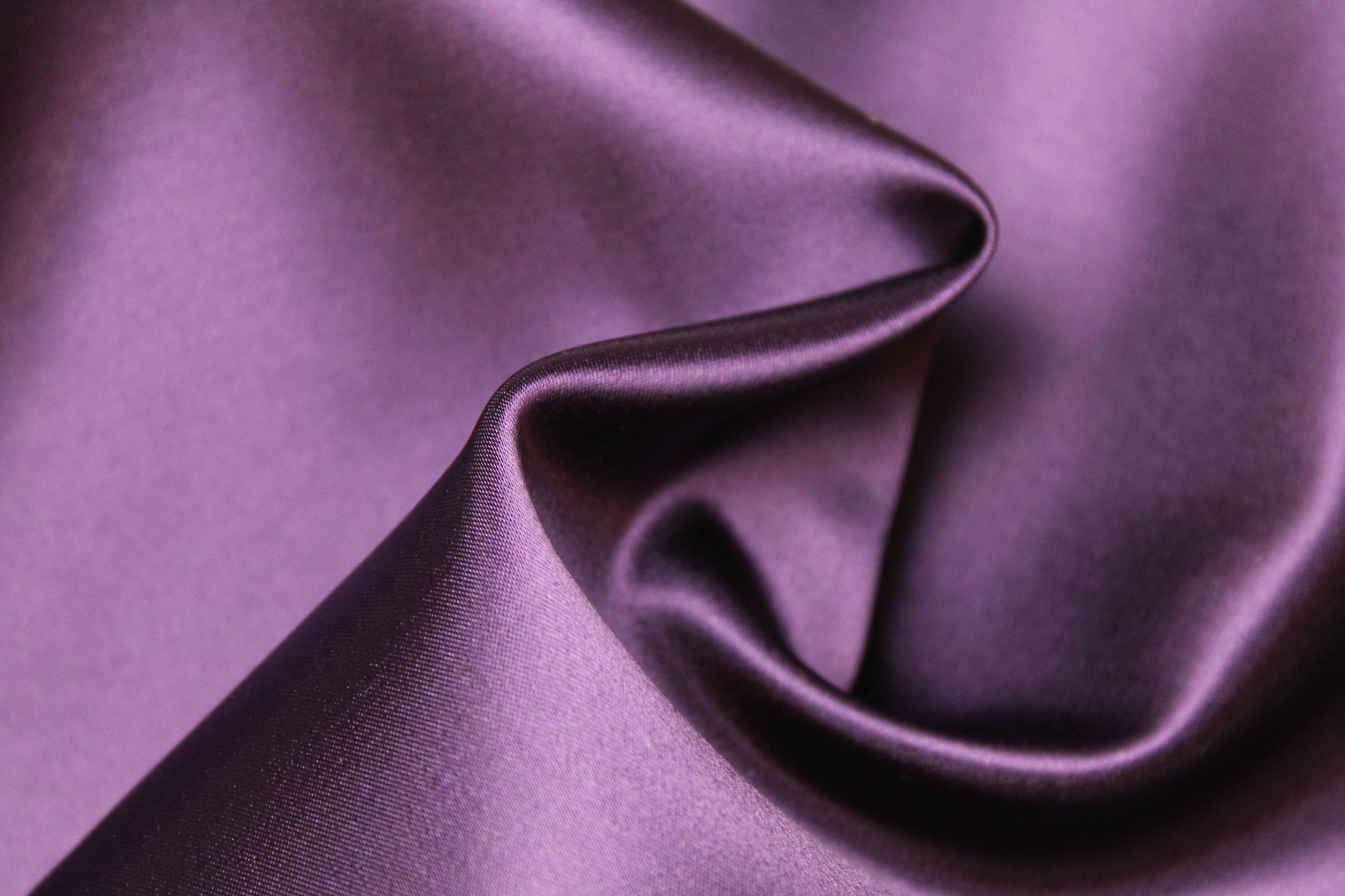 ACETATE SATIN - DK PURPLE